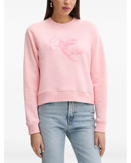 Fiorucci Red Cupid-Graphic Sweatshirt