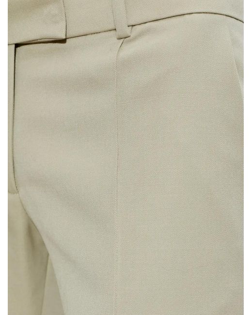 The Attico Natural Pressed-Crease Trousers