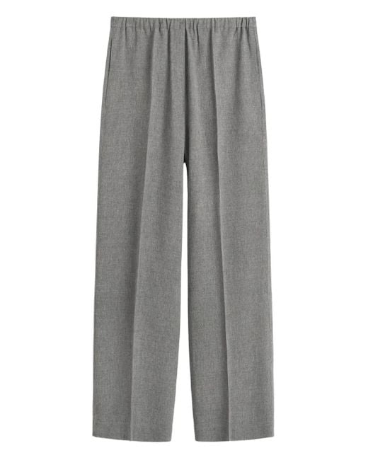 Totême  Gray Fluid Winter Trousers