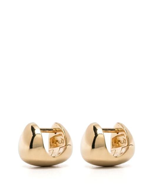 Maria Black Metallic Flynn Huggie Earrings