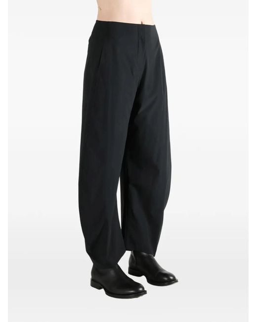 Amomento Gray Curved-Leg Trousers
