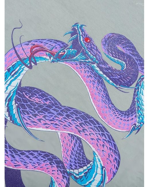 D-R-G-N Gray Pit Viper T-Shirt for men