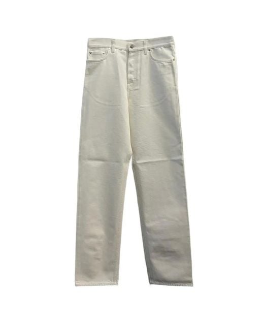 Gucci Gray Straight Jeans for men