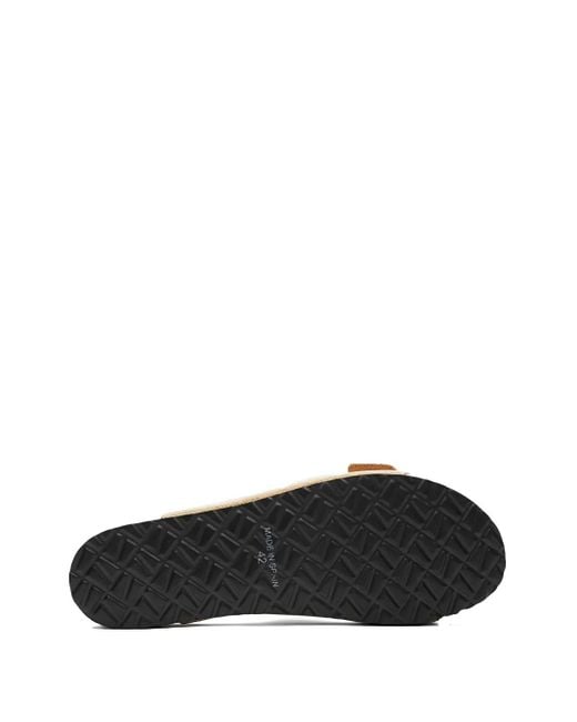 Manebí White Nordic Buckle Sandals for men