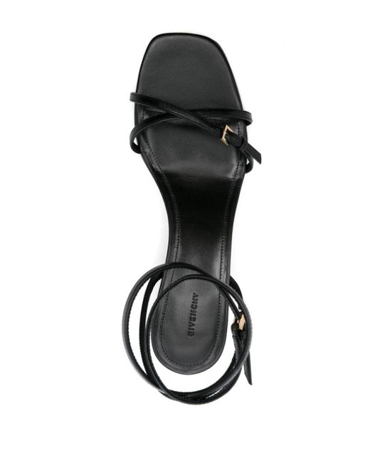 Givenchy Black G Cube Leather Sandals