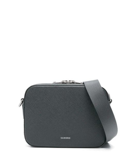メンズ Sandro メッセンジャーバッグ Gray
