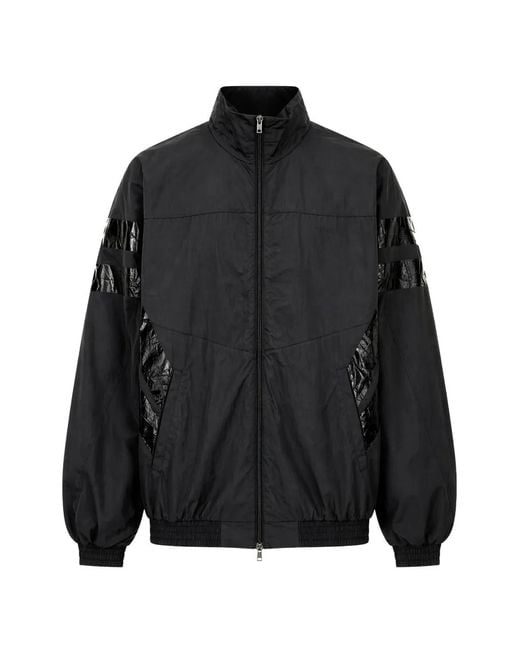 Vetements Black Tape-Detail Tracksuit Jacket for men