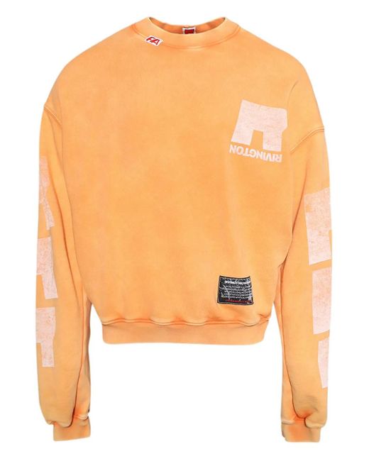 RRR123 Orange Heritage Sweatshirt for men