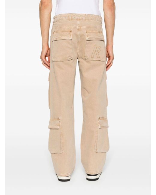 Represent Natural Neutral R3 Cargo Jeans - Men's - Spandex/elastane/cotton/recycled Cotton for men