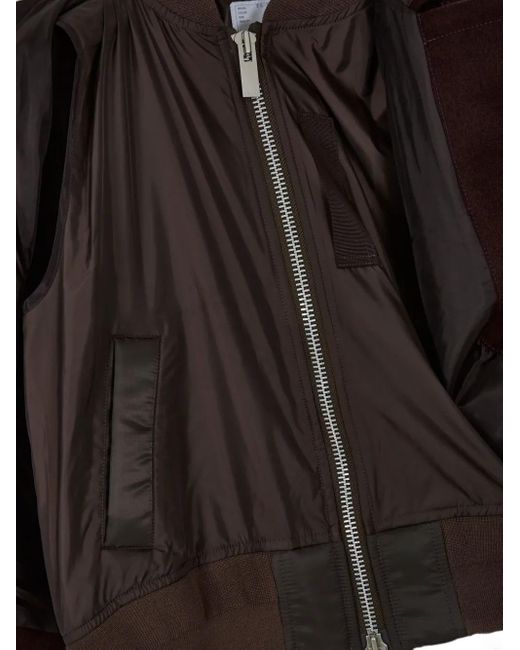 Veste À Capuche Sacai en coloris Black