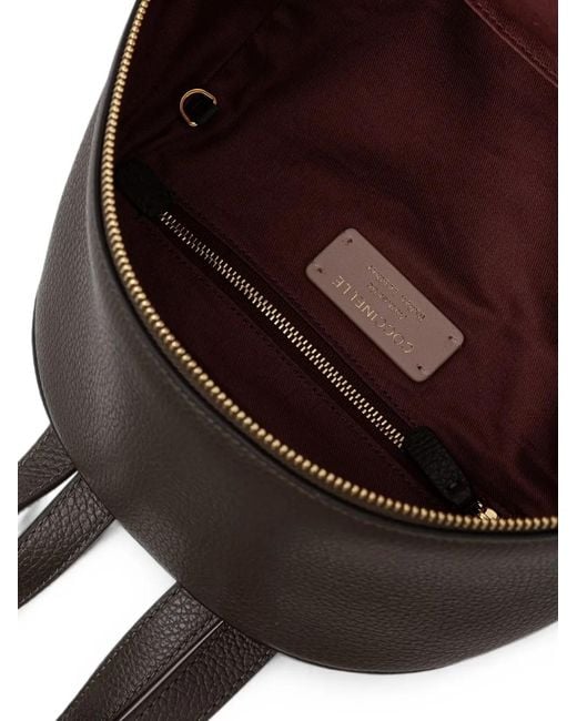 Coccinelle Black Beat Generation Grained Leather Backpack