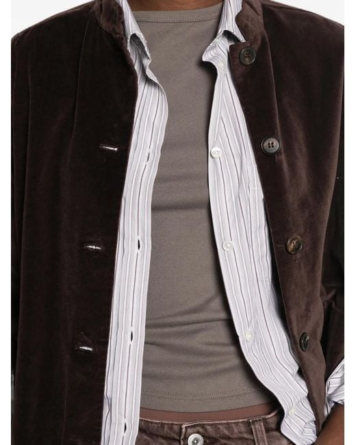 Button-Up Jacket ROSSO35 en coloris Brown
