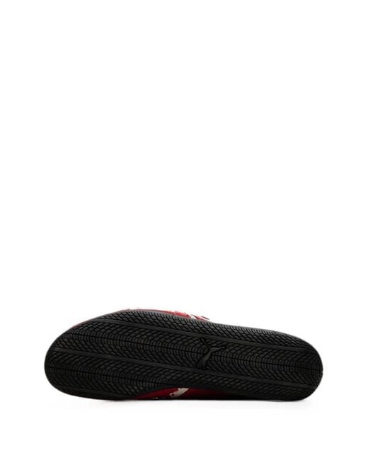 PUMA Red X Balenciaga Speedcat Distressed Lace-Up Suede Sneakers for men