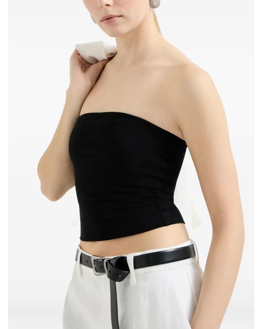 Brunello Cucinelli Black Bandeau Top