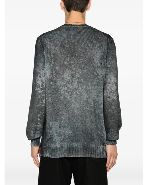 Avant Toi Gray Pull Côtelé En Cachemire for men