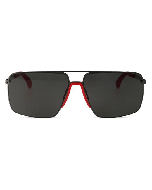 Gafas de sol Lotus con montura de navegante Mykita de hombre de color Black