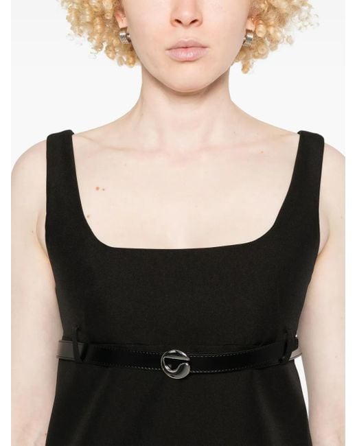 Coperni ベルテッド テーラードミニドレス Black
