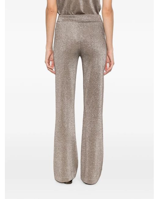 Missoni Gray Metallic-Effect Trousers