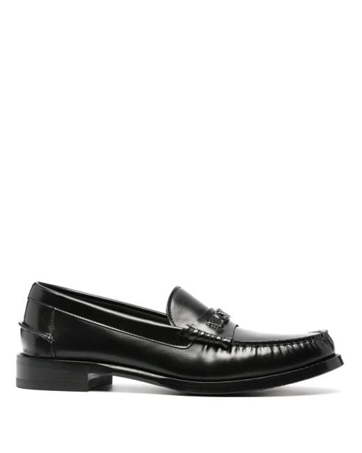 Casadei Black Cosmic Loafers