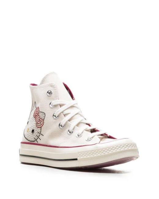 Converse White X Hello Kitty Chuck 70 Sneakers for men