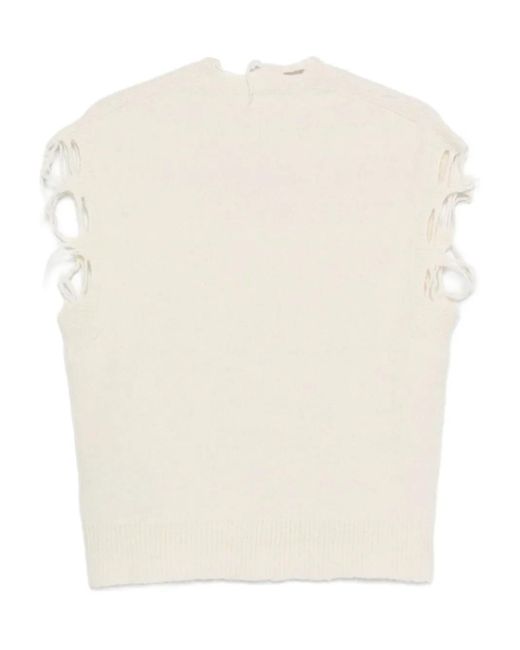 Haikure White Distressed-Finish Top