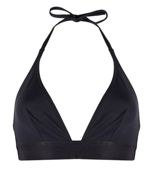 Eres Black Aquarium Triangle Bikini Top