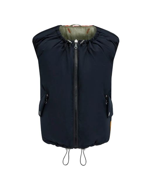 Perfect Moment Blue X Marfa Stance Reversible Quilted Ski Vest