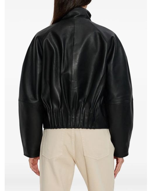 By Malene Birger Black Button Flap Jacket