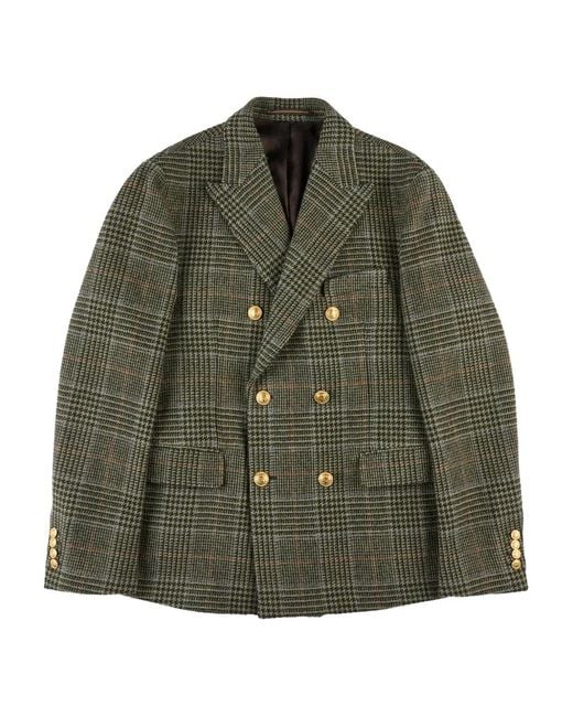 Slowear Green X Incotex Blazer À Boutonnière Croisée for men