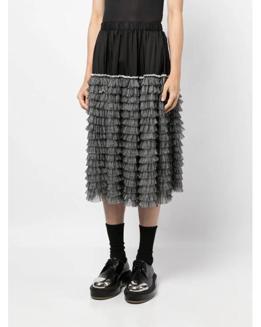 COMME DES GARÇON BLACK テクスチャード ショートパンツ Black