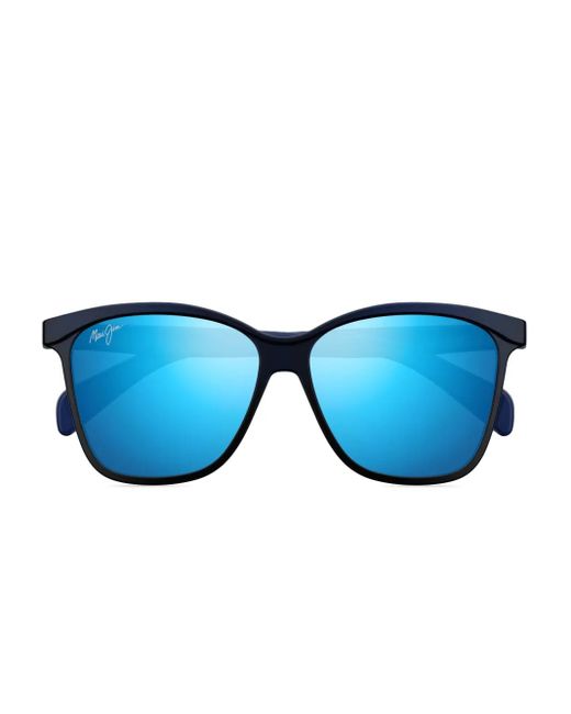 Maui Jim Blue Liquid Sunshine Square-Frame Sunglasses