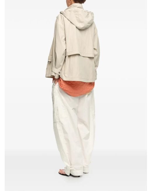 Bimba Y Lola Natural Hooded Jacket