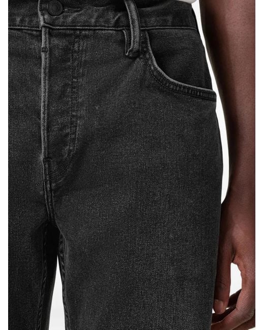 AllSaints Black Iggy Slim-Cut Jeans for men