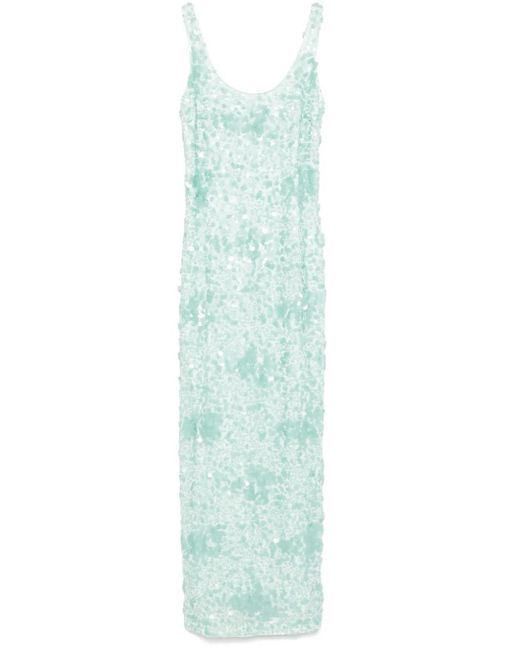 Jonathan Simkhai Blue Bex Maxi Dress