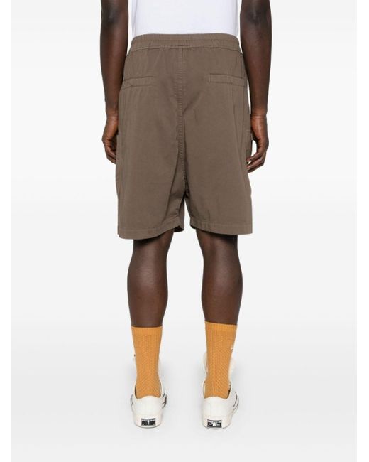 Rick Owens Bauhaus cotton bermuda shorts in Brown für Herren