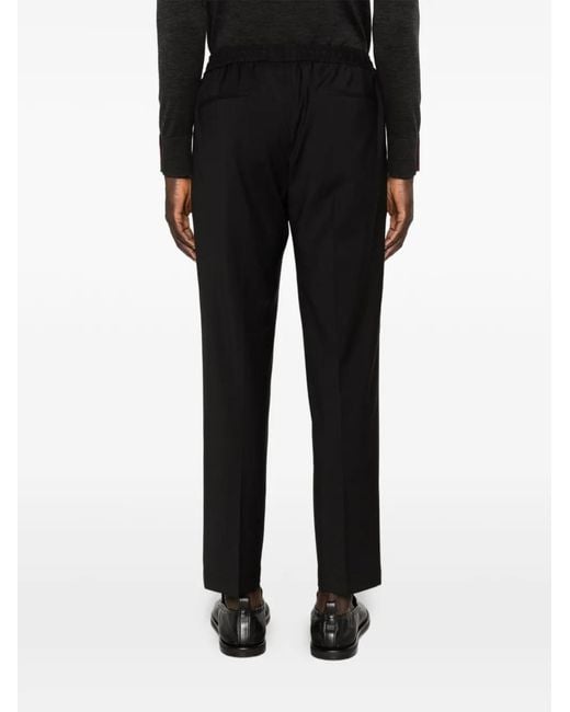 Briglia 1949 Black Pantalon Wimbledon À Lien De Resserrage for men