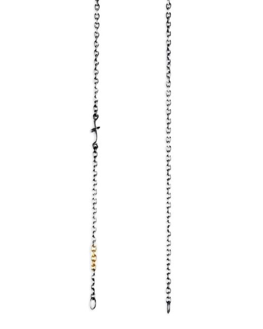 Sevan Bıçakçı White Mixed-Metal Chain Necklace