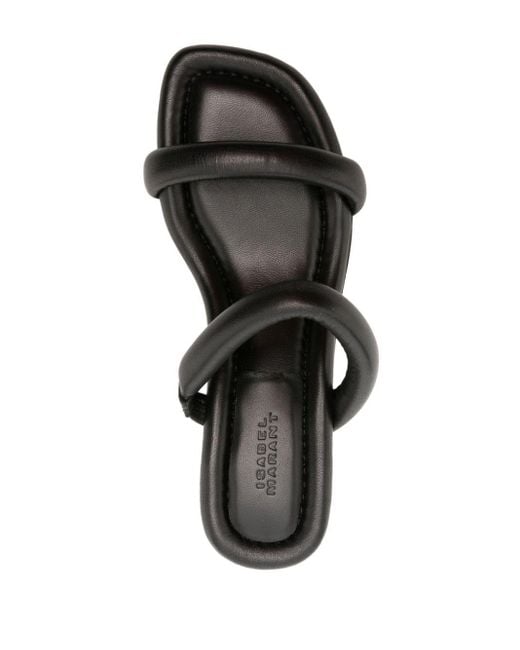 Isabel Marant Black Roreen 60mm Padded Sandals