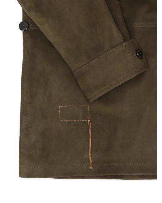 Fortela Brown Julian Suede Jungle Jacket for men