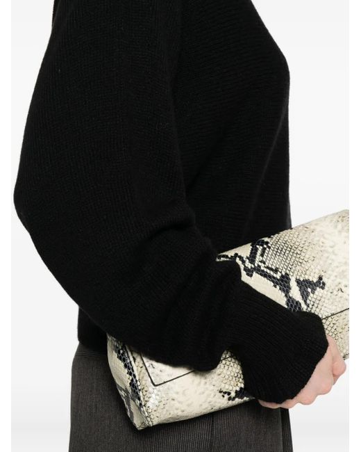 Twinset Black Mock-Neck Sweater