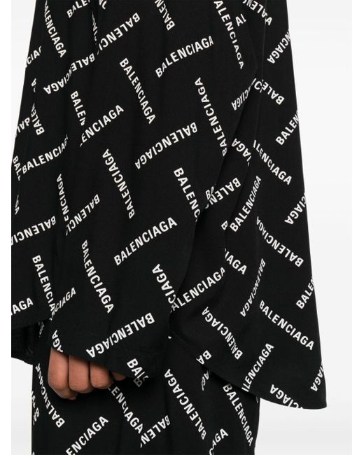 Camicia con stampa di Balenciaga in Black
