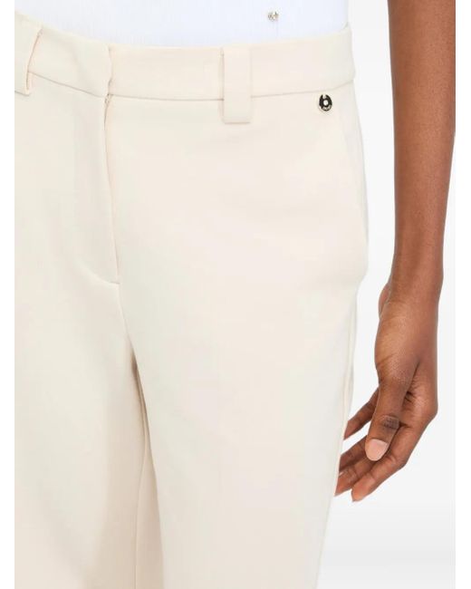 Liu Jo White Flared-Leg Trousers