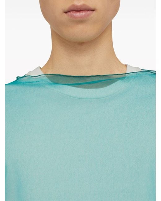 Jil Sander Blue Layered Long-sleeve T-shirt for men