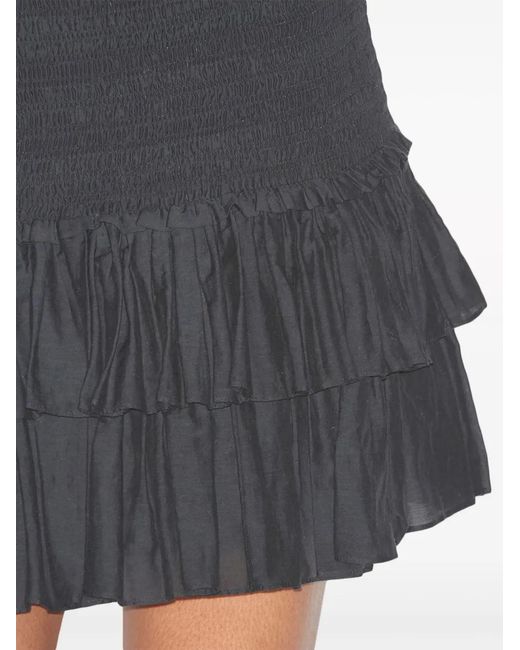 Isabel Marant Gray Naomi Cotton Mini Skirt