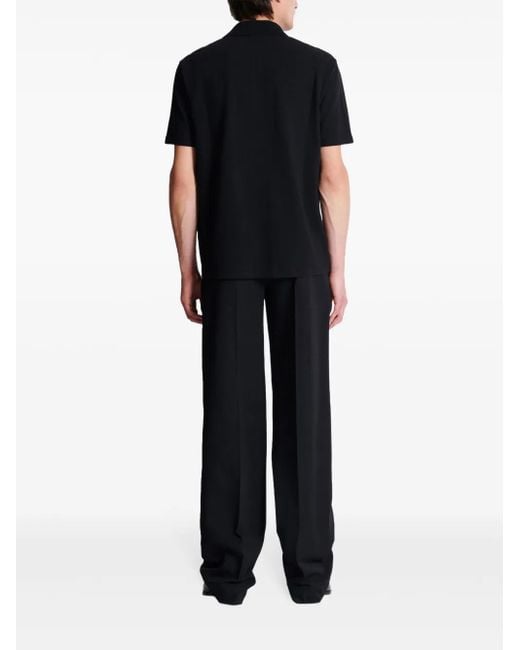 'Moned' Polo Balmain de hombre de color Black