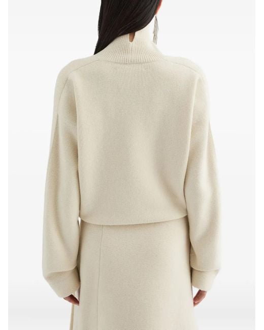 Jil Sander ハイネック セーター White
