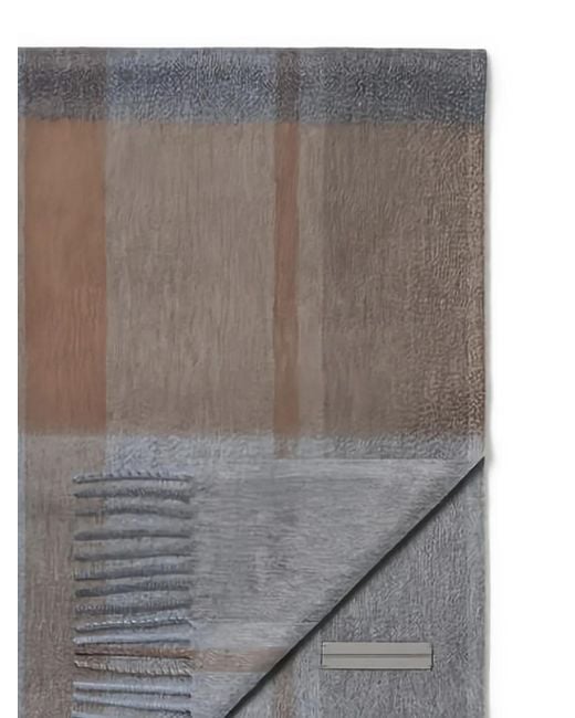 Zegna Gray Cashmere Scarf for men