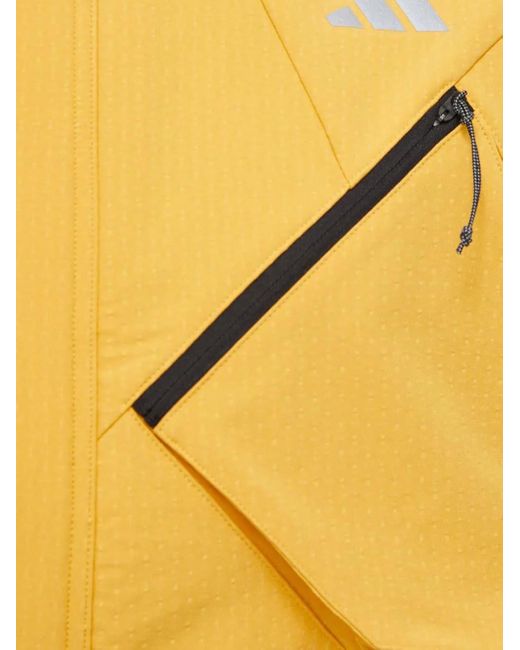Adidas Jack Met Colourblocking En Capuchon in het Yellow voor heren