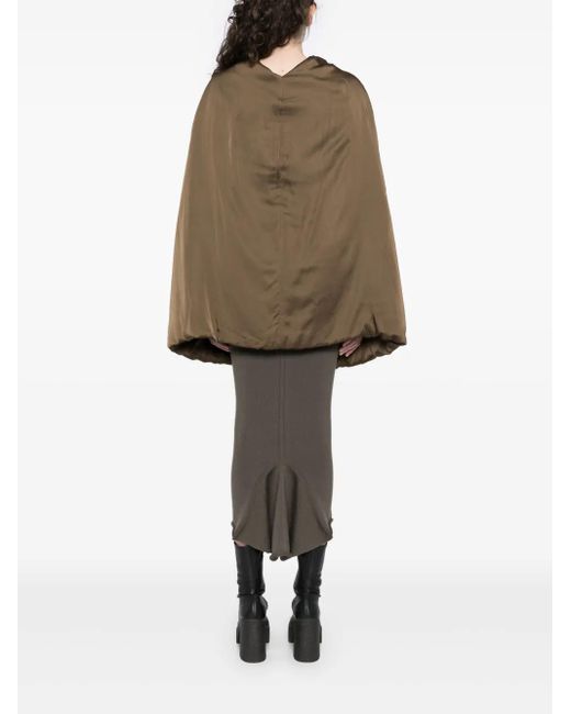 Rick Owens Green Masto Cape