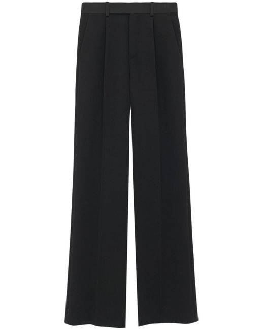 Saint Laurent high-waisted straight-leg Trousers - Farfetch